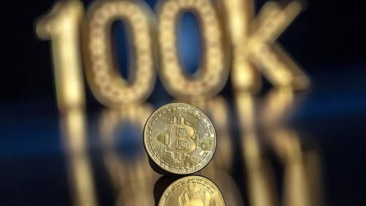 Bitcoin atinge US $ 100 mil pela primeira vez desde o início de fevereiro